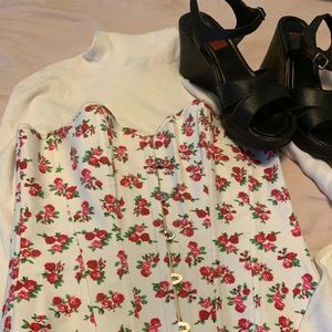 Floral corset